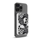 MyBat Design Lab 5000mAh Magnetic Wireless Power Bank - White - Skull Garden